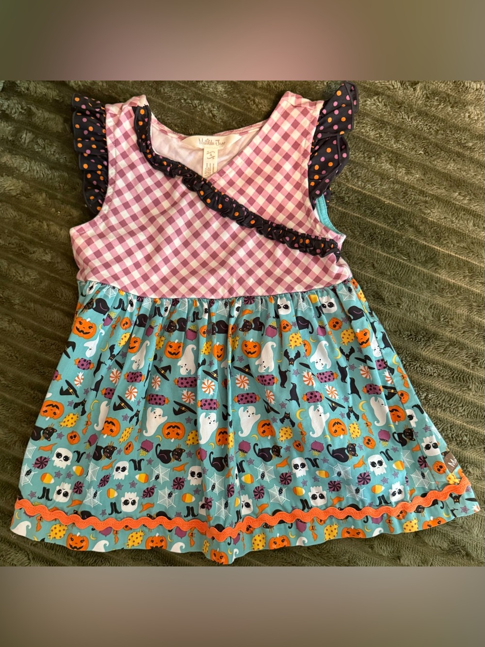 Matilda Jane All Hallows Eve tunic top Halloween Sz 4